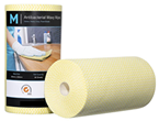 Antibacterial Heavy Duty Premium Wavy Wipes  / Cleaning Cloth Yellow, 300mm x 500mm, 90 Sheets, 80GSM
